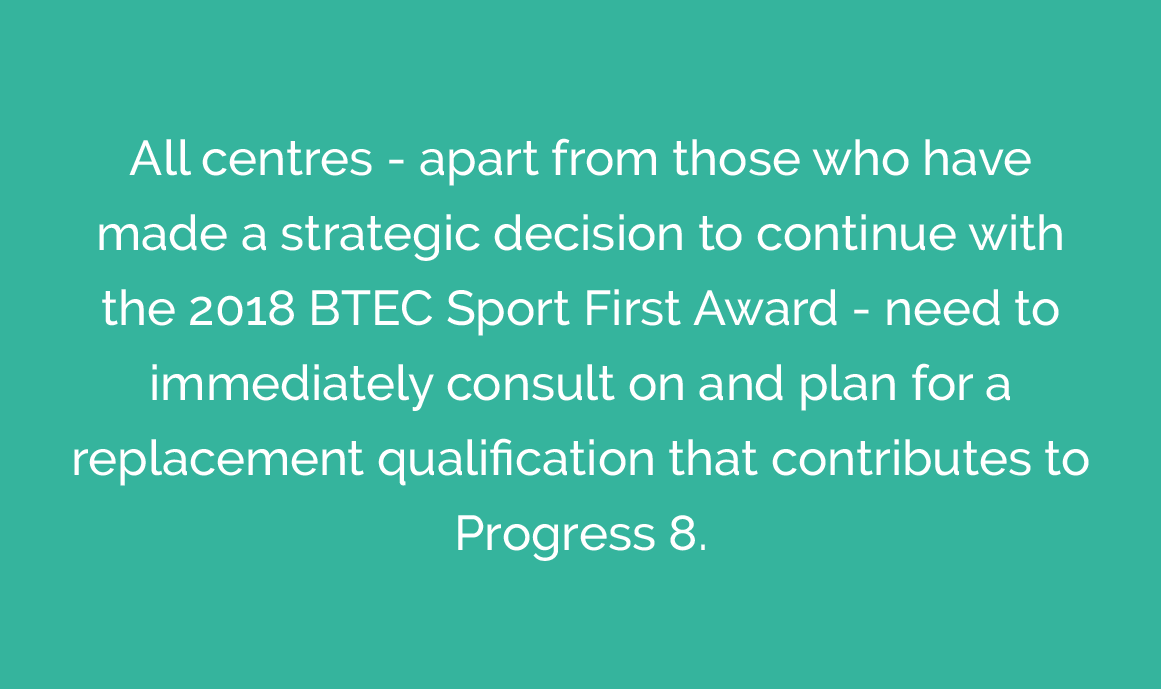 BTEC Sport It's time to act!