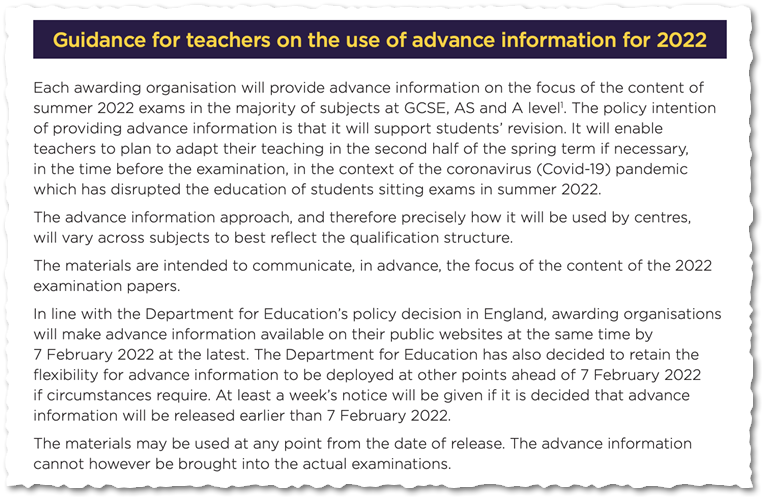 Advance Exam Information in OCR Linear GCE (A-level) PE: Where do we go ...