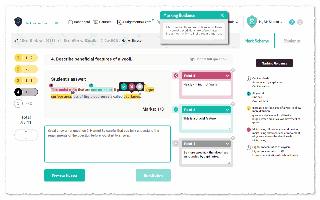 Creating The EverLearner’s new ExamSimulator