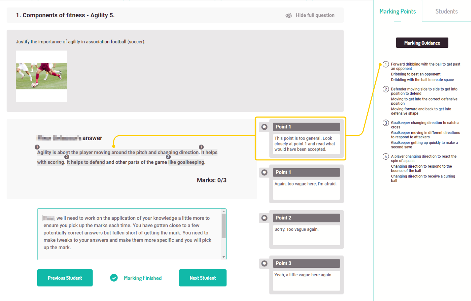 Ao2 Writing I pressed the button: PE exam marking now leads the world