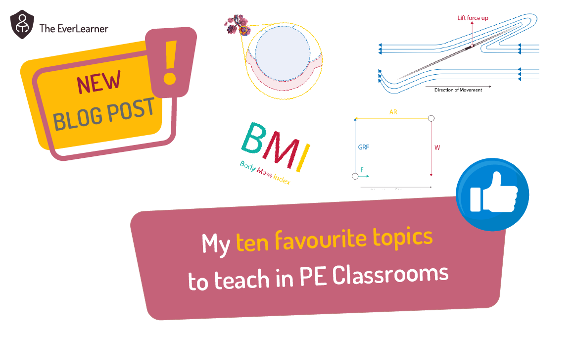 My ten favourite topics to teach in PE classrooms blog